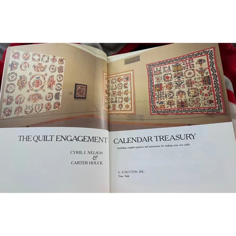The Quilt Engagement Calendar Treasury Cyril Nelson Carter Houck Patterns 1982